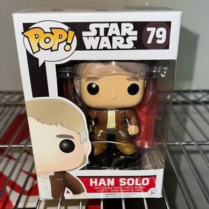 Funko Han Solo Vinyl Figure - Brown, Tan, Black #79 - Vaulted